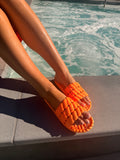 Orange Spongy Slipper