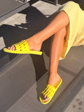 Lemon Spongy Slipper